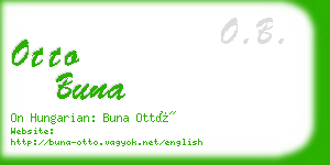 otto buna business card